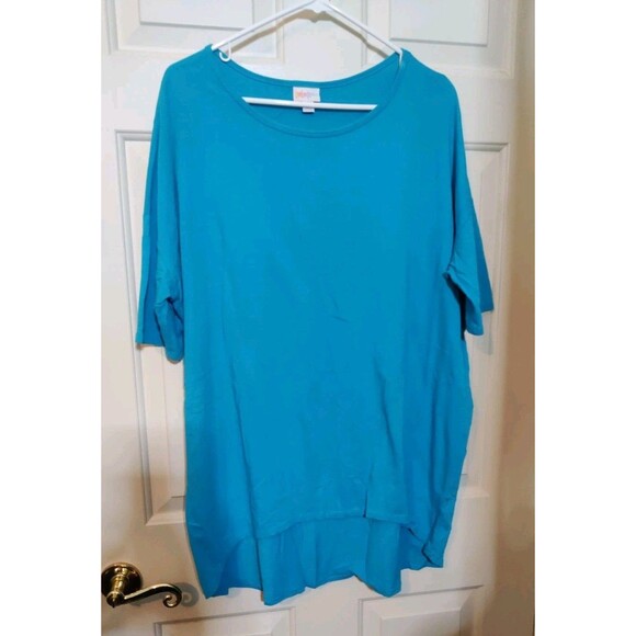 Lularoe Lot of 5 Top Shirt Size Large Short Sleeve Solid & Prints Pullover - Picture 9 of 14